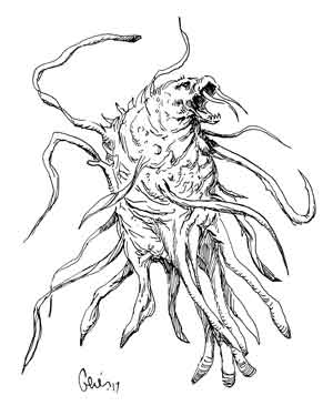 Earl Geier Tentacled Sea Monster