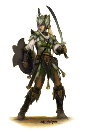 Eric Lofgren Female Elf Fighter