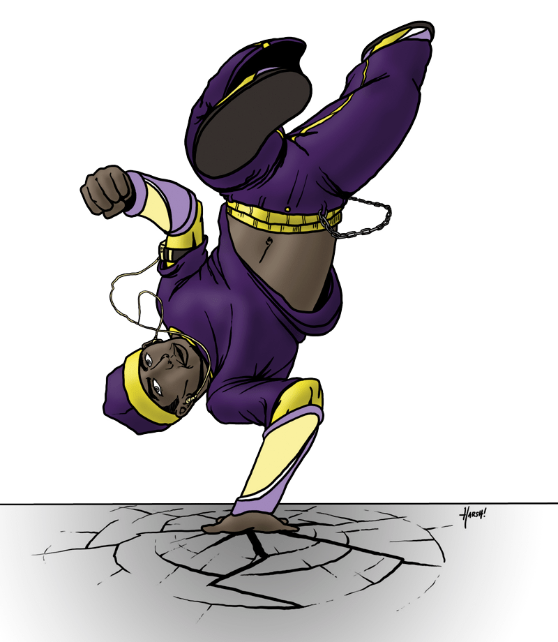 Footloose, Breakdancing Super-Villain